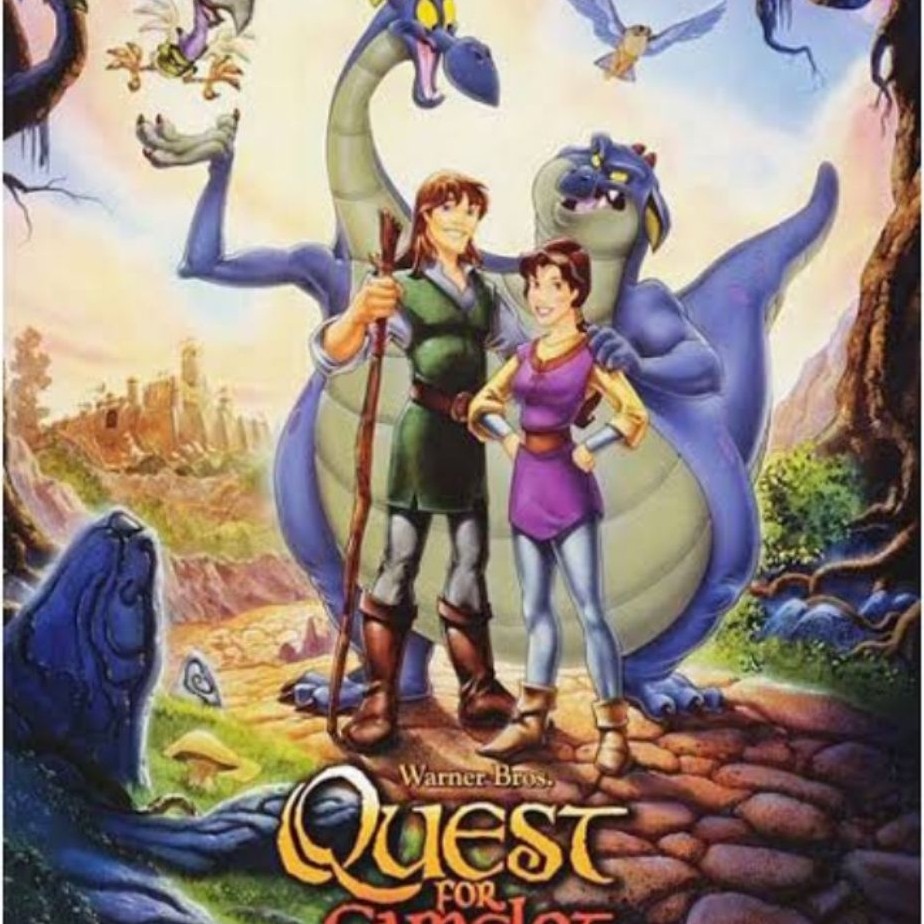 *แนะนำ DVD ปก+สกรีนแผ่น The Magic Sword Quest for Camelot (1998) ดาบกายสิทธิ์ คาเมล็อตผจญภัย