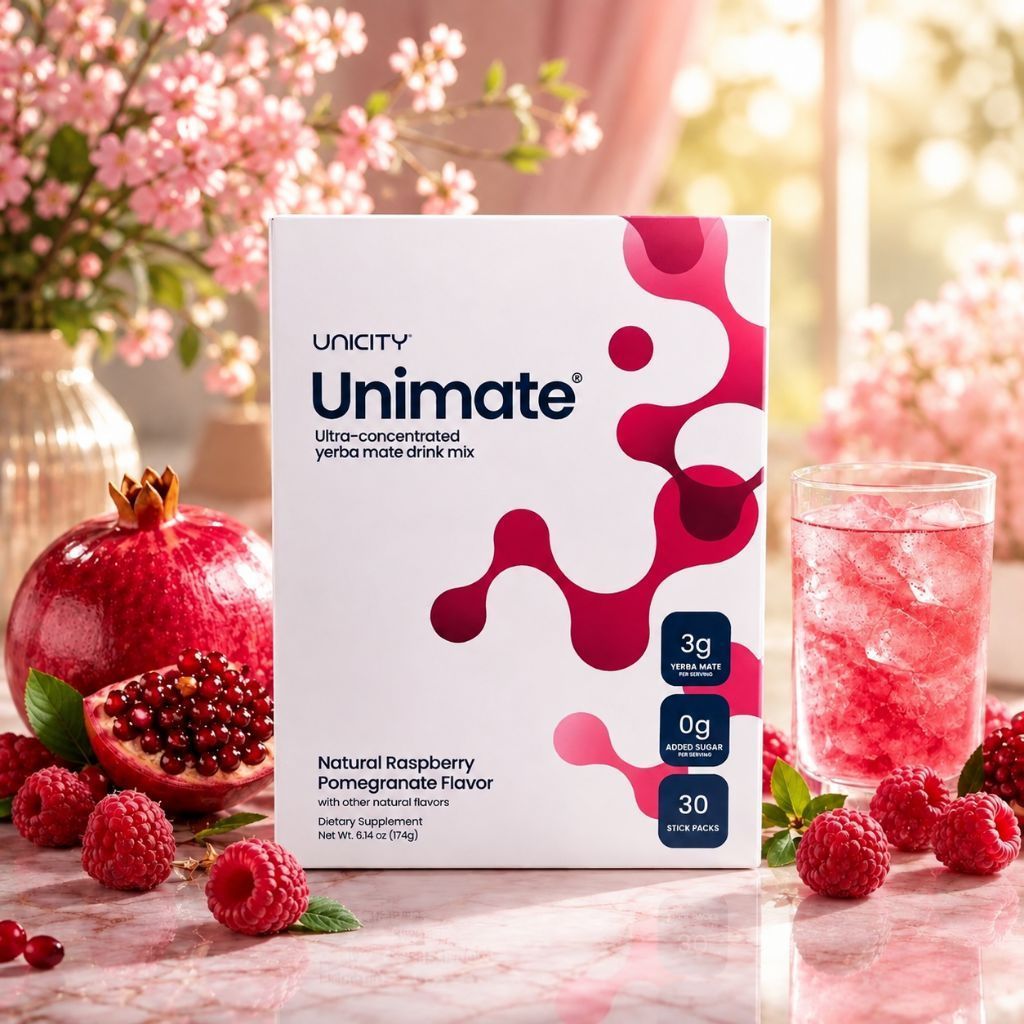Unicity.Unimate.Natural.Raspberry.Pomegranate.Flavor