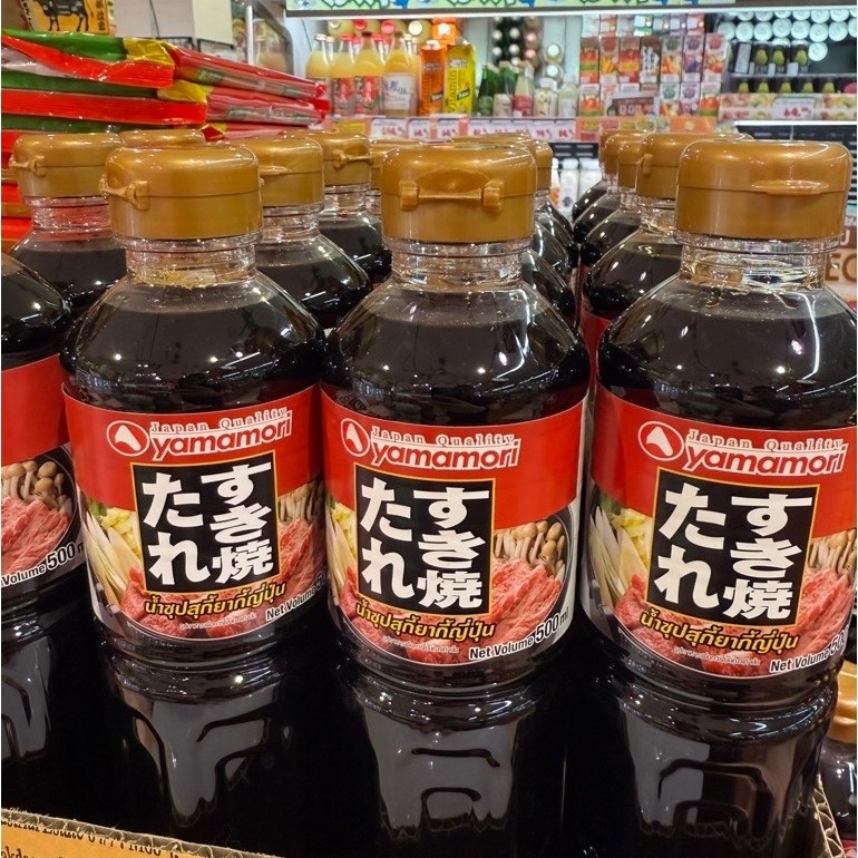 YAMAMORI SUKIYAKI NO TARE สุกี้น้ำดำ สุกี้ญี่ปุ่น ชาบูน้ำดำ ชาบูญี่ปุ่น JAPANESE SOUP BASE 500ml