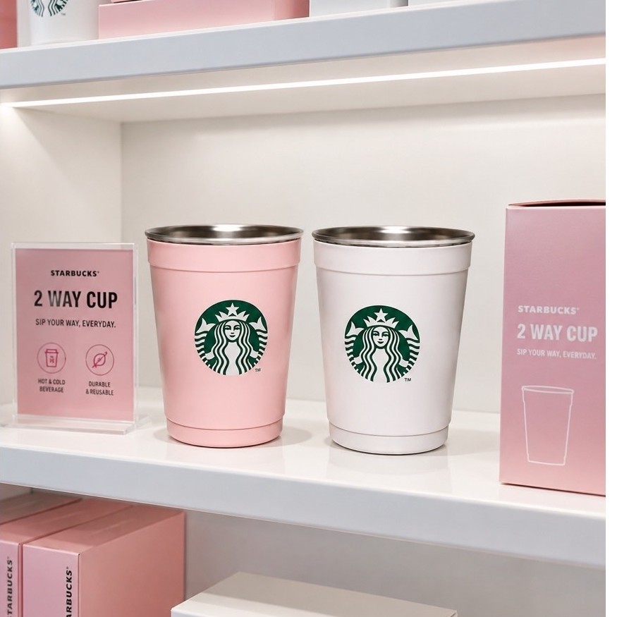 𝗦𝘁𝗮𝗿𝗯ยู𝗰𝗸𝘀 𝟮𝟬𝟮𝟲 𝟮-𝗪𝗮𝘆 𝗖𝘂𝗽 ⬛️ …..ของมันต้องมีสำหรับสาย Starบีucks แก้ว 2 Way