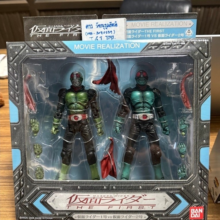 สินค้าของแท้จาก🇯🇵 งาน sic kamenrider the first V1+V2 กล่องแกะแล้วสินค้าจข้างในใหม่ อุปกรณ์ครบ
