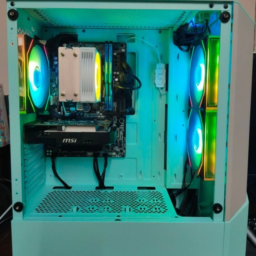 SET COM I5 4670K+RAM16GB+RX 560 4GB