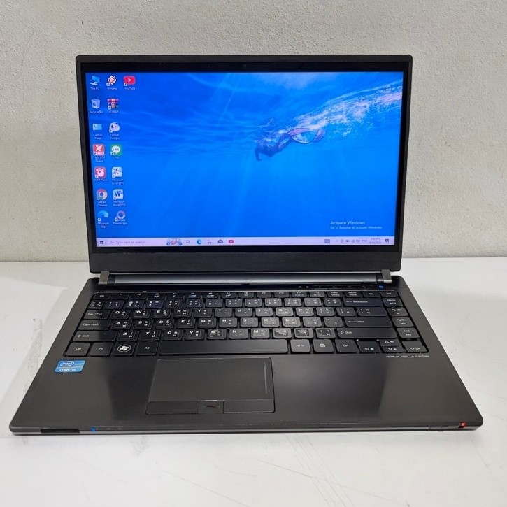 Acer Travelmate 8481 โน๊ตบุ๊ค Notebook มือสอง Core i5 Gen2 Ram8G Msata 128G จอ 14 นิ้ว ฟรีเมาส์ไร้สา