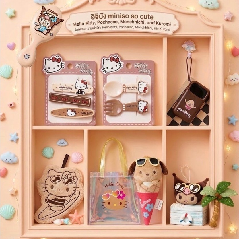 พร้อมส่ง ((ยย.230))กิจกรรมลุ้นของรางวัล Miniso so cute