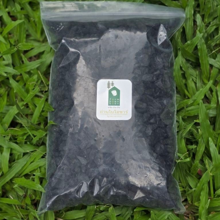ถ่านไบโอชาร์ ถ่านชีวภาพ ไบโอชาร์ (Biochar)​ 🌦️วัสดุผสมดินปลูก