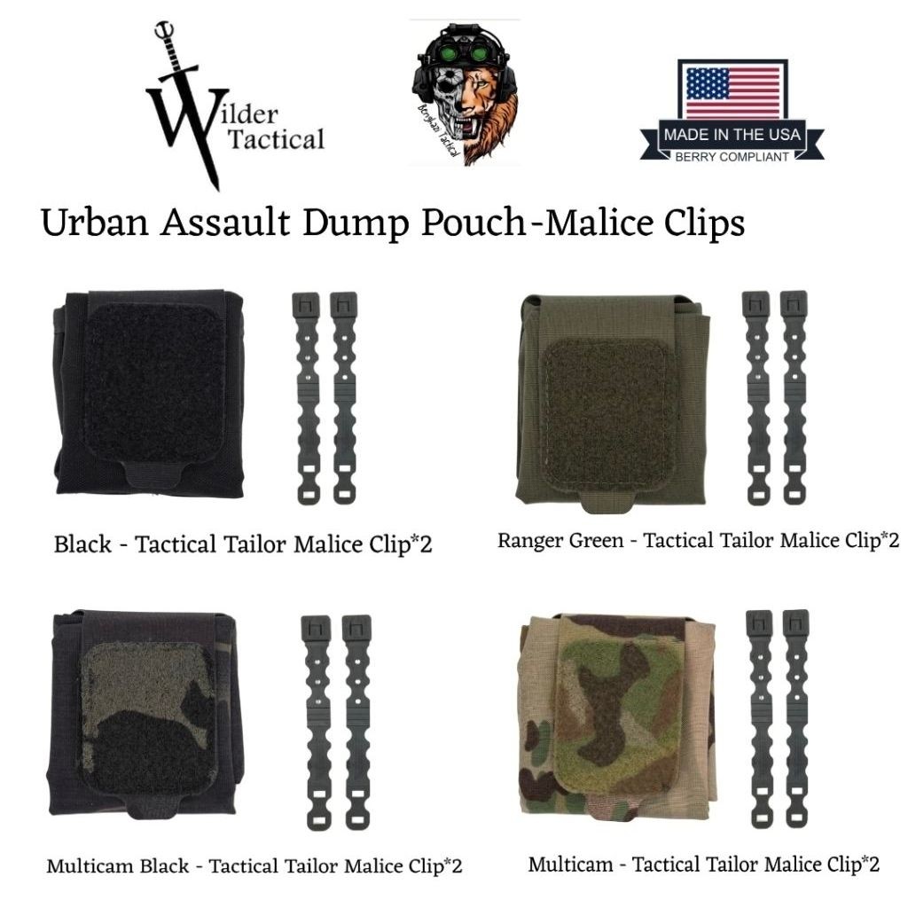 Wilder Tactical Urban Assault Dump Pouch Made in USA