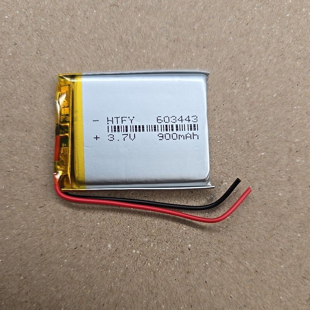 แบตเตอร์3.7v 900mah（603443）