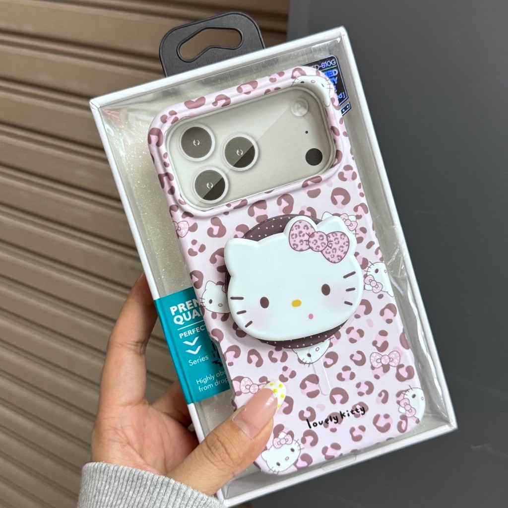 🎀Mobest เคสkittyพร้อมGriptok รองรับแม่เหล็กชาร์จ for17promax 18promax 17