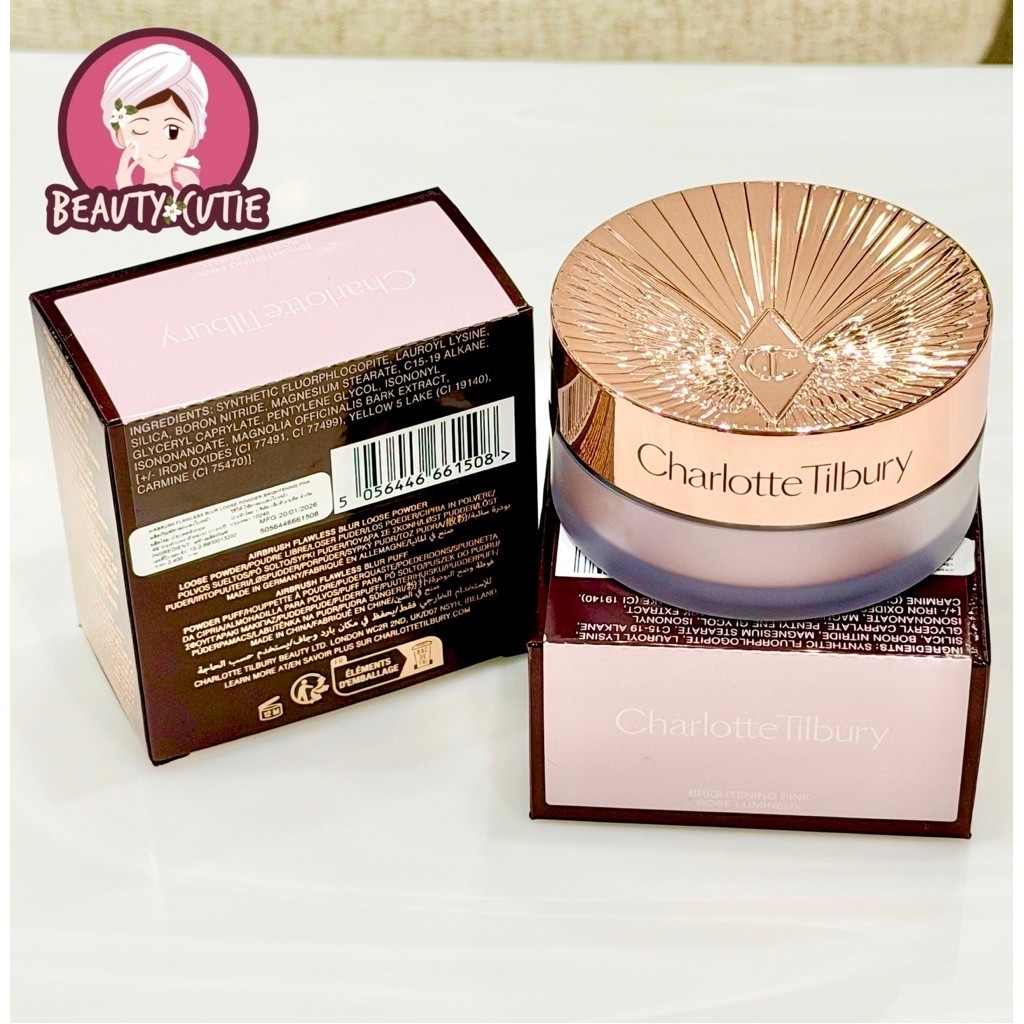 ใหม่ แป้งฝุ่น Charlotte Tilbury Airbrush Flawless Blur Loose Powder 15 g ป้ายห้าง แท้ จาก Central