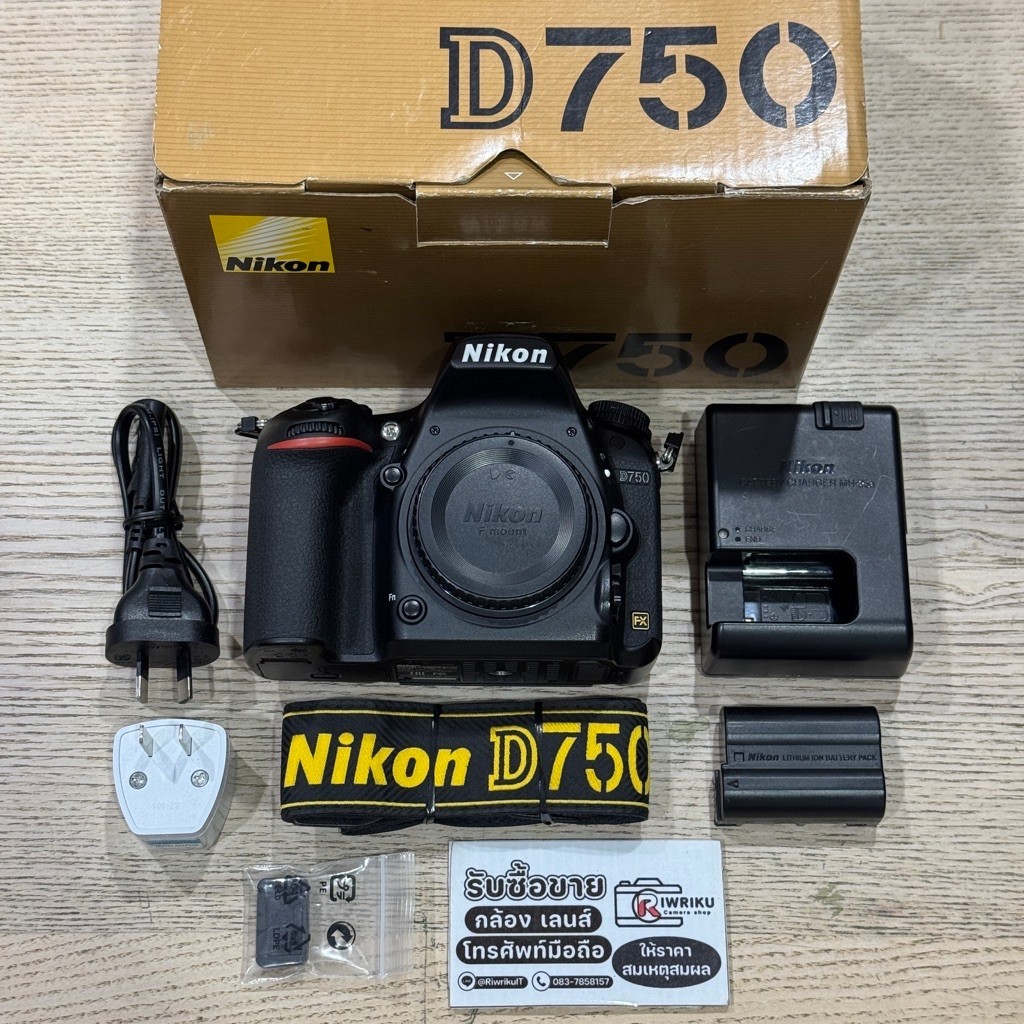 Nikon D750 FX (บอดี้) (2-Hand) สภาพสวยงาม