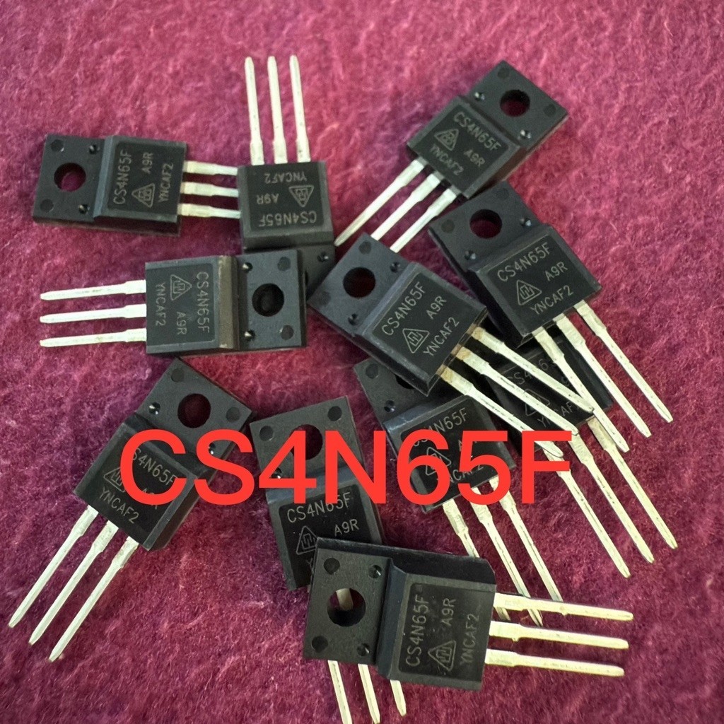 CS4N65F TO-220F 4N65 4N65F 4A650V New LCD Power Supply Common Field Effect Triodeมอสเฟต Mosfet(สินค้