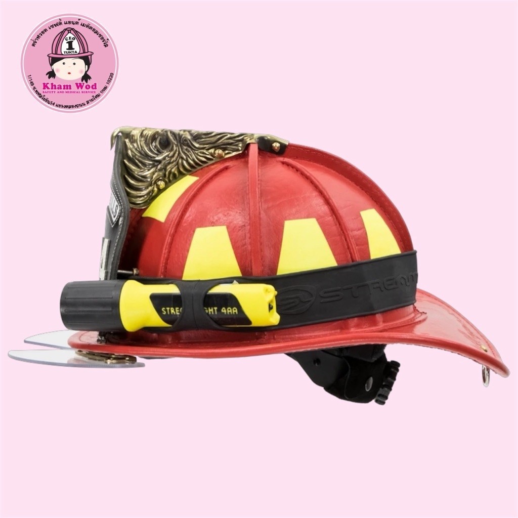 คร่ำหวอดเซฟตี้ Streamlight ยางรัดหมวกดับเพลิง กู้ภัย ใส่ไฟฉายติดหมวก Helmet Band จัดส่งจากไทย