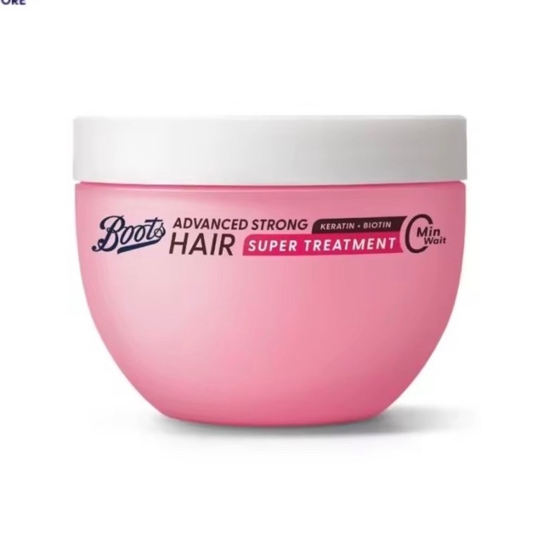 Boots Advanced Strong Hair Super Treatment 220ML บู๊ทส์ แอดวานซ์ สตรอง แฮร์ ซู เปอร์ ทรีทเมนท์ 220มล