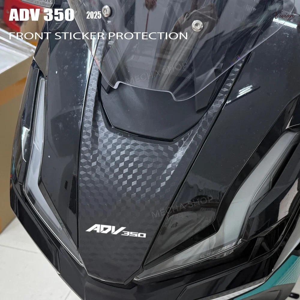 สําหรับ ADV 350 ADV350 2025 สติกเกอร์รถจักรยานยนต์ ADV350 2024 ด้านหน้า Fairing Sticke Kit【18