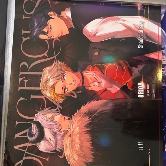 Poster โปสเตอร์จาก อัลบั้ม VTuber ORION Merchandise 1st Mini Album: 𝐒𝐡𝐚𝐝𝐞𝐬 𝐎𝐟 𝐒𝐤𝐲