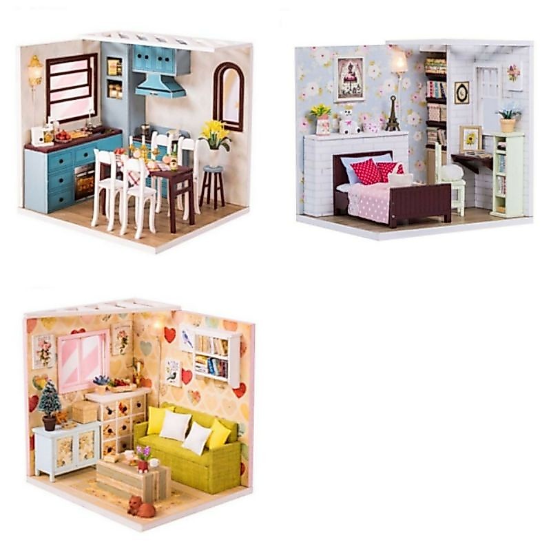 พร้อมส่ง บ้านตุ๊กตา DIY House