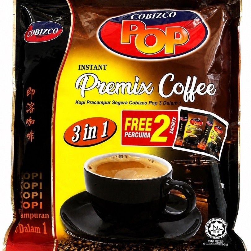 กาแฟป็อป 3 in 1 กาแฟสำเร็จรูป pop coffee mix