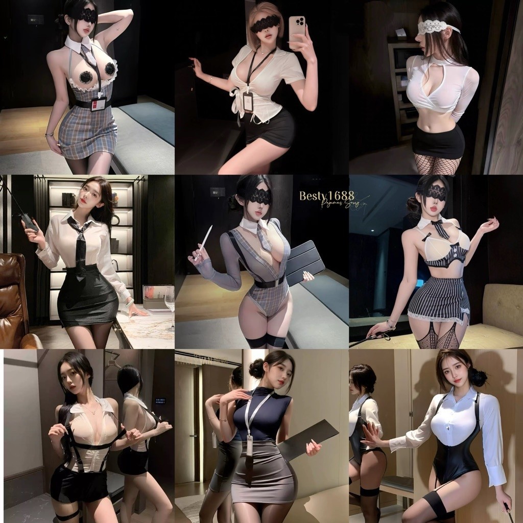 ชุดออฟฟิศ ชุดเลขา ชุดคุณครู ชุดนอนเซ็กซี่ A /R รวมรุ่นขายดี พร้อมส่งจากไทย