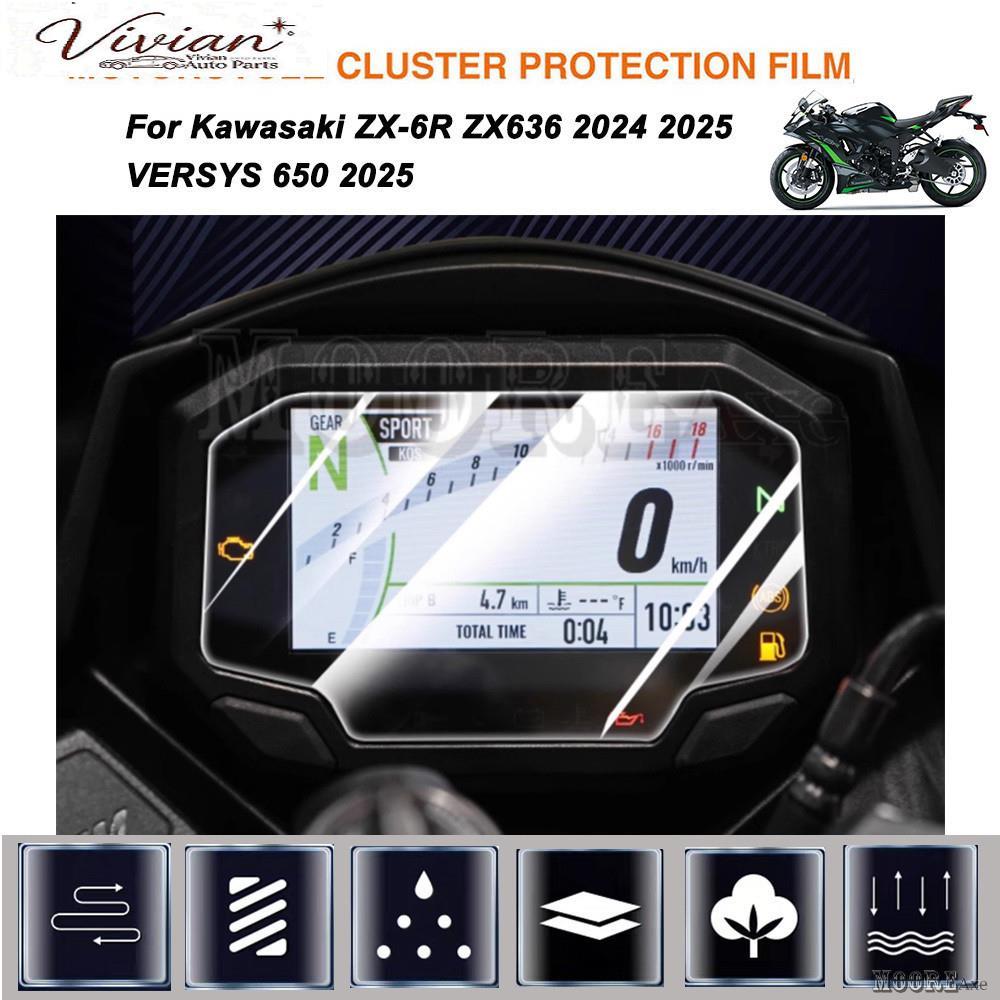 สําหรับ KAWASAKI ZX-6R ZX636 2024 2025 VERSYS 650 Ninja500 ZH2 Motorycle Speedometer เครื่องมือป้องก