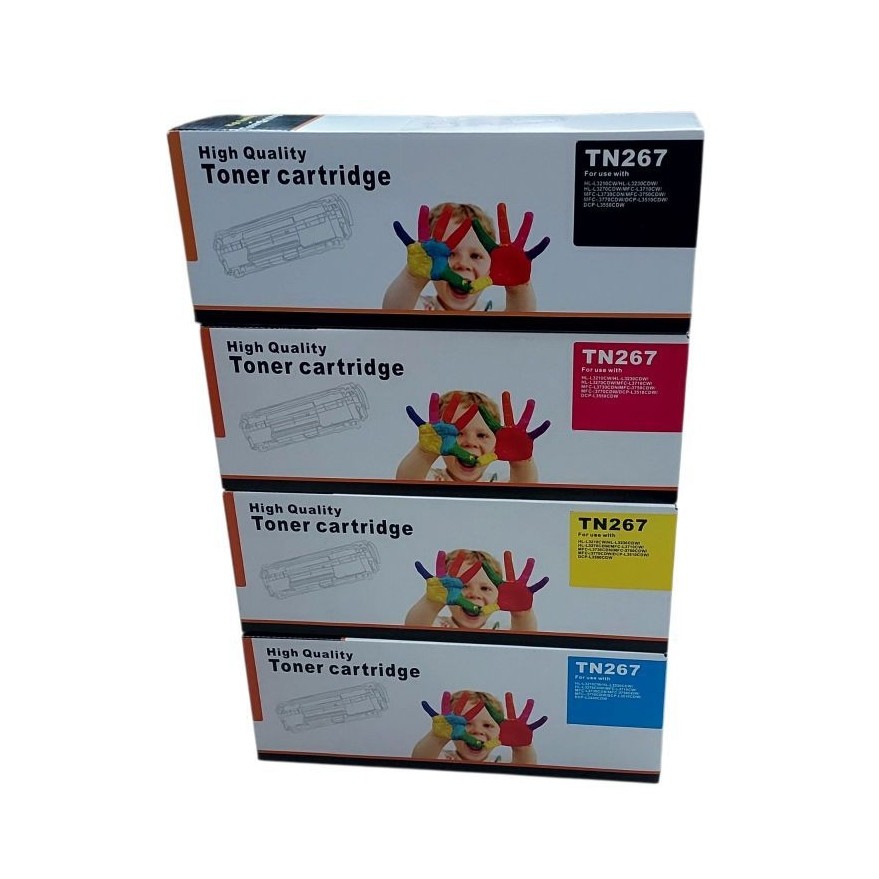 267ตลับหมึกเทียบเท่าBrotherTN-267BK For MFC-L3750CDW, MFC-L3735CDN, MFC-L3770CDW, DCP-L3551CDW, HL-L