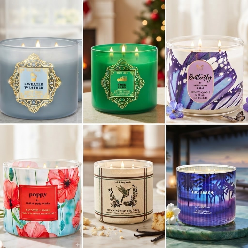 เทียนหอม Bath & Body Works  1-3-Wick Candle