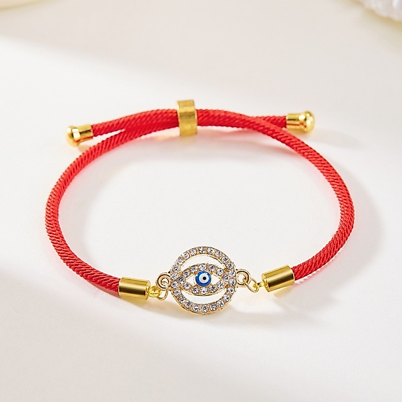 Gmai Blessed Evil Eye สร้อยข้อมือผู้หญิงผู้ชายปรับ Lucky Amulet เพื่อนที่ดีที่สุดสายรัดข้อมือของขวัญวันเกิดเครื่องประดับ