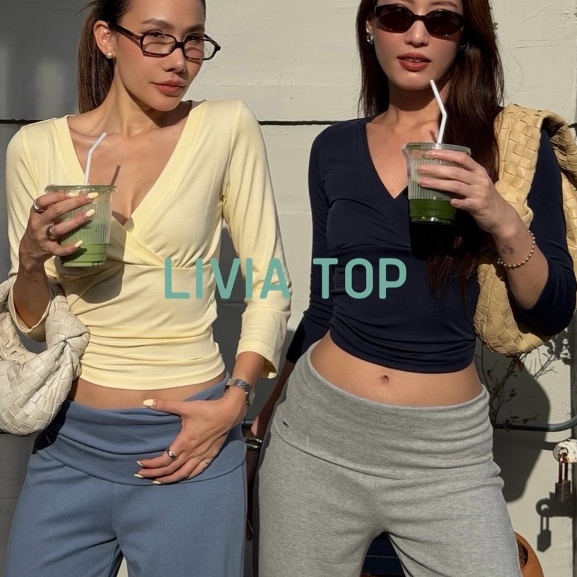 JARIN | LIVIA TOP เสื้อแขน 5 ส่วน
