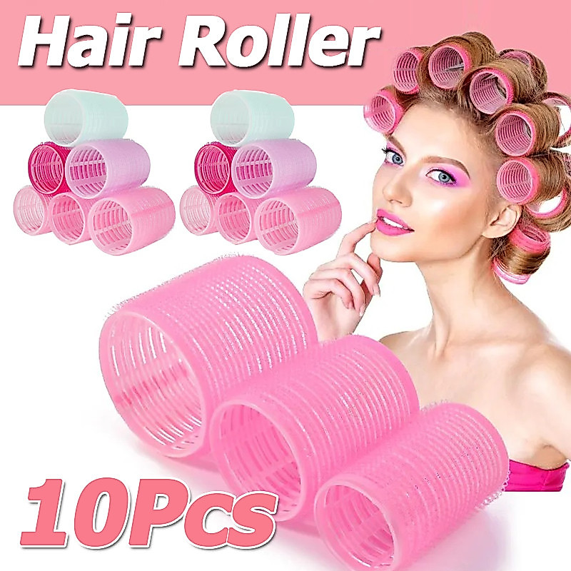 3/5/10 ชิ้นผู้หญิง Heatless Hair Curlers / Lazy Hair Bangs Curling Roller สําหรับเครื่องมือจัดแต่งทรงผม DIY