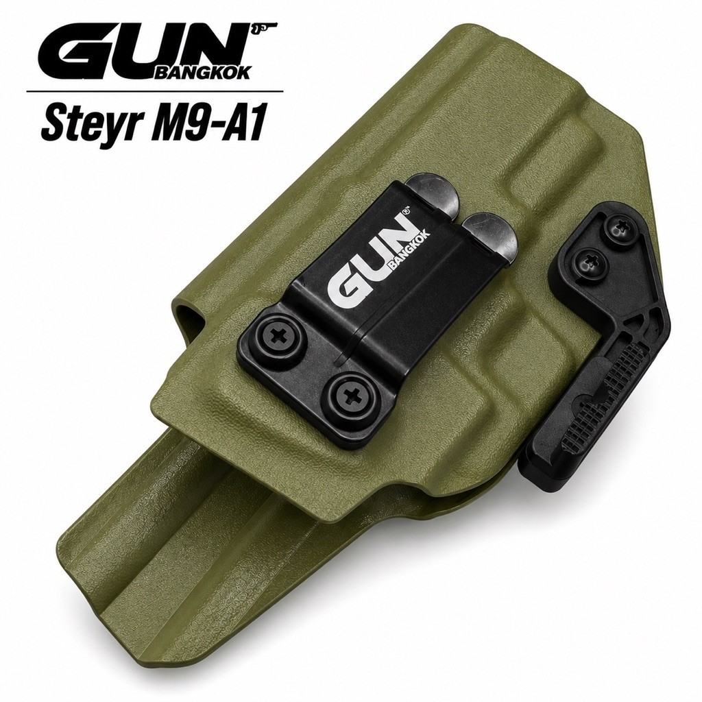 ซองพกใน STEYR M9-A1  IWB GUNBANGKOK | ล็อคแน่น ดึงลื่น พกซ่อนมั่นใจ Handmade ปรับแต่งได้