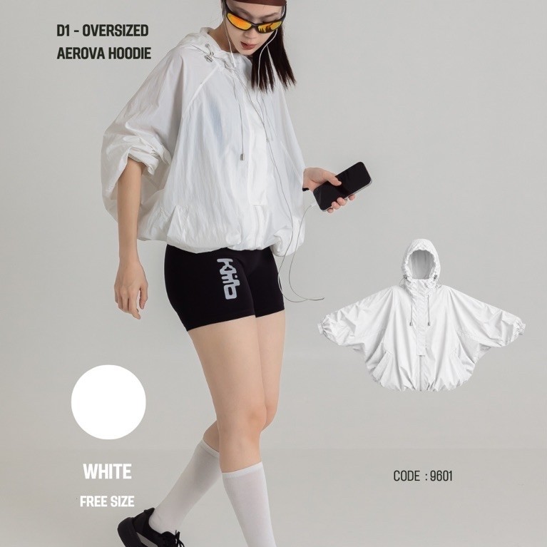 VR9601 เสื้อแจ็คเก็ท Oversized Aerova Hoodie