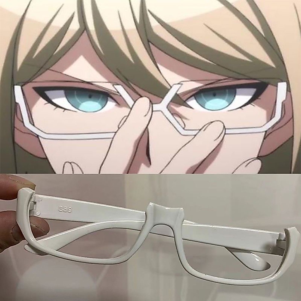 อะนิเมะเกม Danganronpa Trigger Happy Havoc แว่นตาไม่มีเลนส์ Togami Byakuya แว่นตาฮาโลวีนแฟชั่น Man W