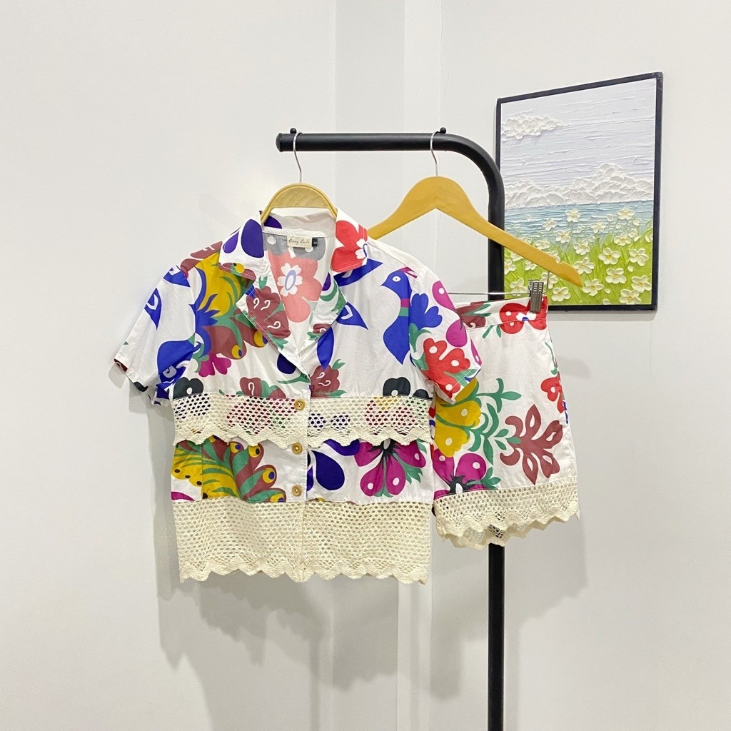Tiny tale ชุดเซ็ตเสื้อกับกางเกง size SS,S