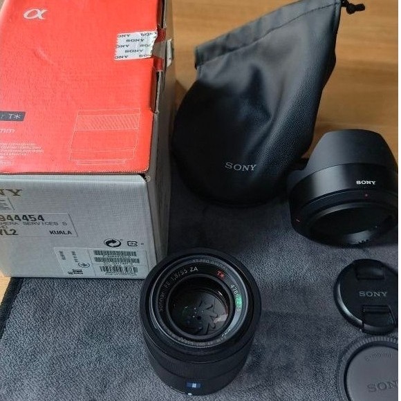 Sony FE 55mm F1.8 ZA + ฟิลเตอร์