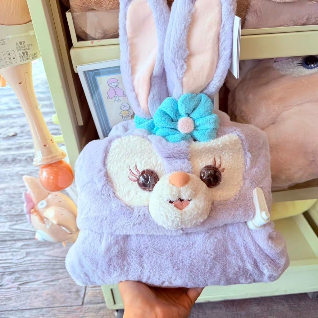 ♡พร้อมส่ง♡🎀ผ้าห่ม Duffy&friends Plush Shoulder ลิขสิทธิ์แท้ Disneyland Shanghai