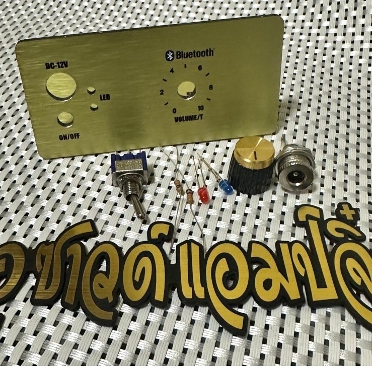 แผ่นเพลท (เปล่า)แอมป์จิ๋ว ตรงรุ่น ZK-502L / ขนาด 4.7X9.5 ซ.ม