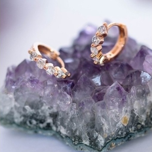 Gleaming Gold Earrings