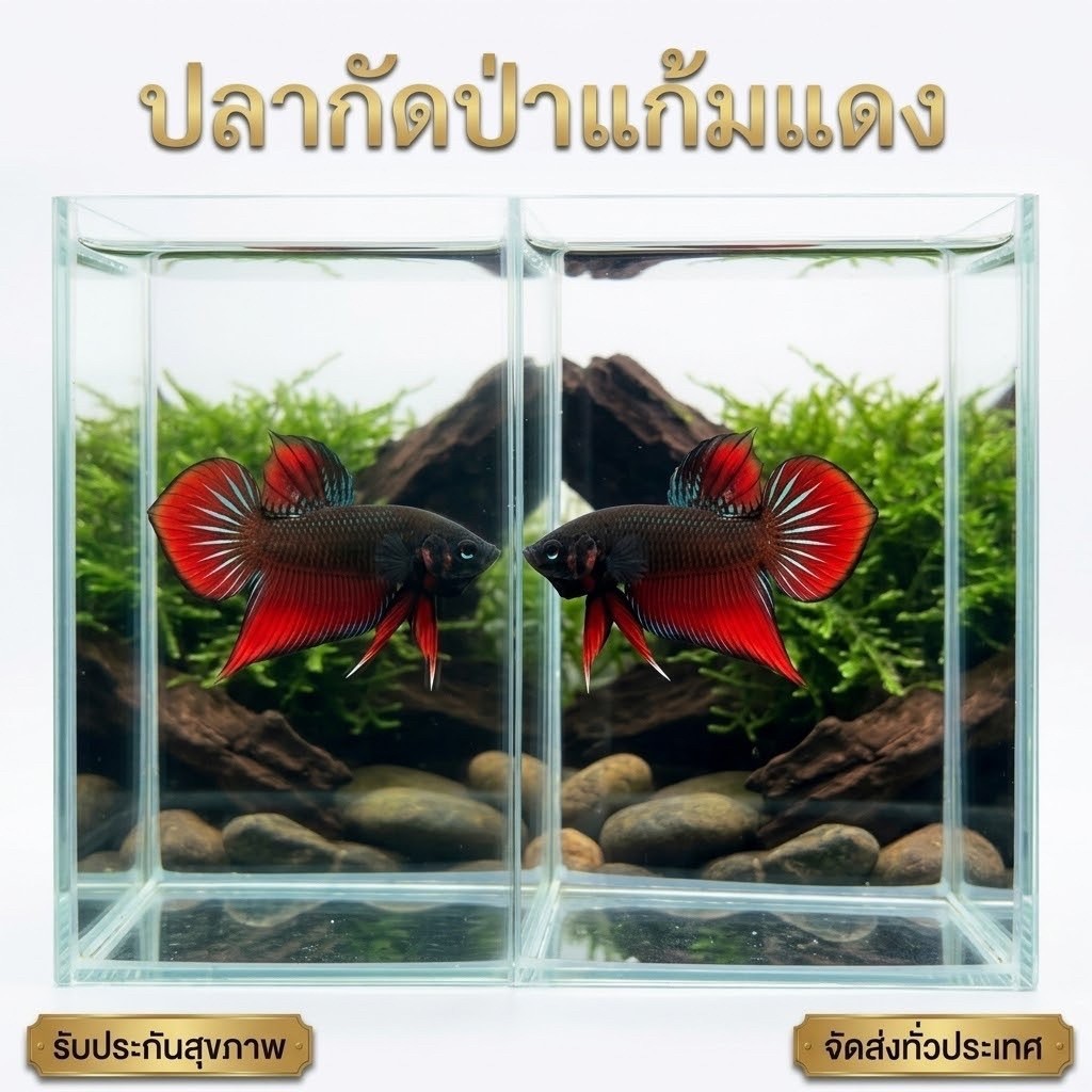 ปลากัดป่าภาคกลาง,ปลากัดป่าแก้มแดง betta splendens ในตัวเลือก