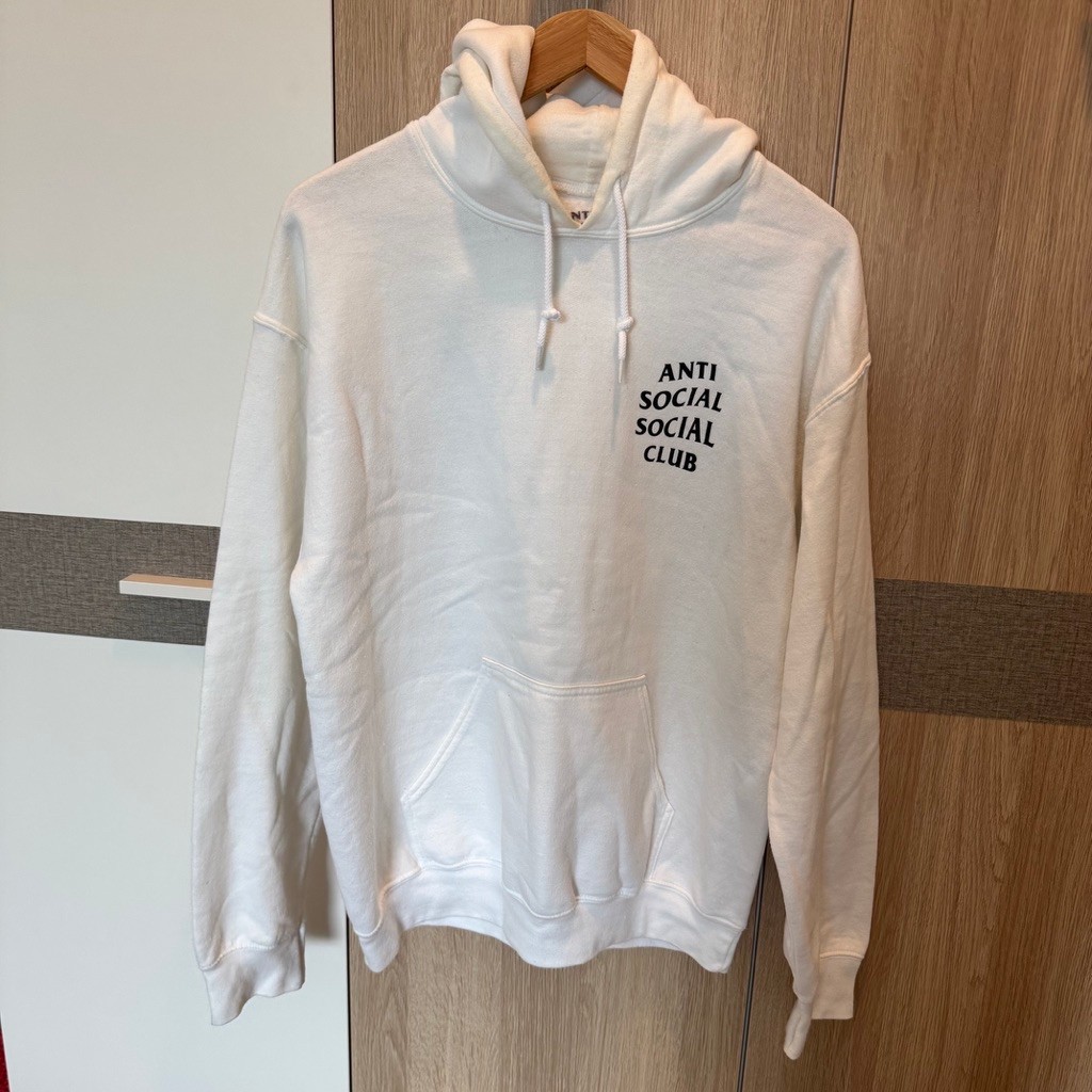 [Used] Anti Social Social Club Hoodie (Unisex) สีขาว