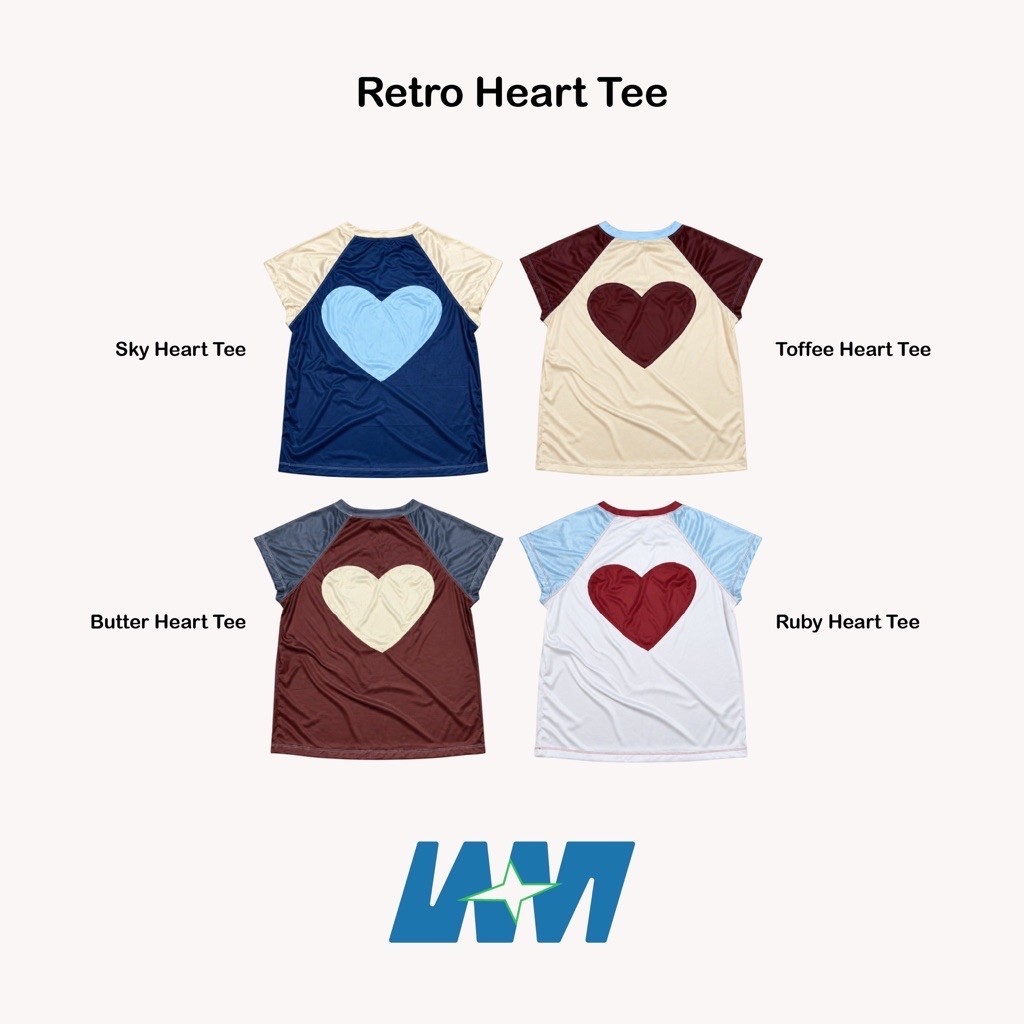 WIM HEART — Retro Heart Tee