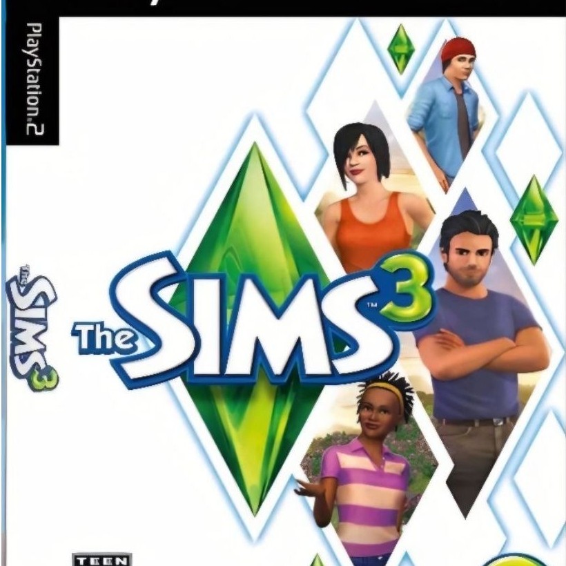 แผ่นเกมส์Ps2 - The Sims 3 เกมแนวสร้างบ้านสร้างครอบครัว ส่งไว เก็บปลายทางได้✅
