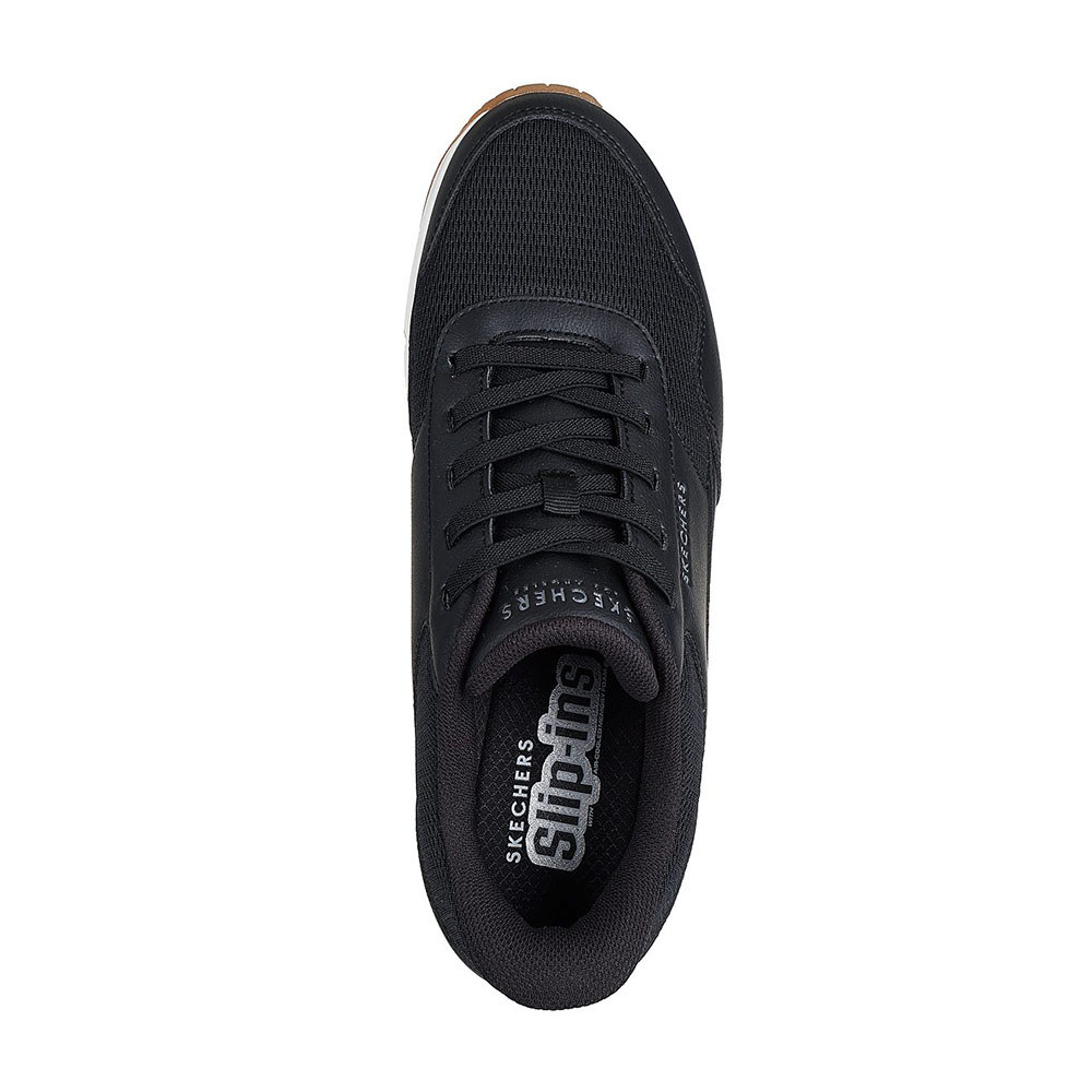 Skechers สเก็ตเชอร์ส รองเท้าผู้ชาย Men Slip-Ins Street Uno Banksia Shoes - 183022-BLK Air-Cooled Memory Foam — صورة 5