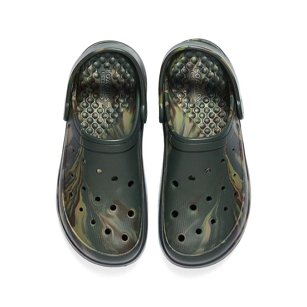 Skechers สเก็ตเชอร์ส รองเท้าผู้ชาย Men Foamies Shoes - 243247-CAMO — صورة 7