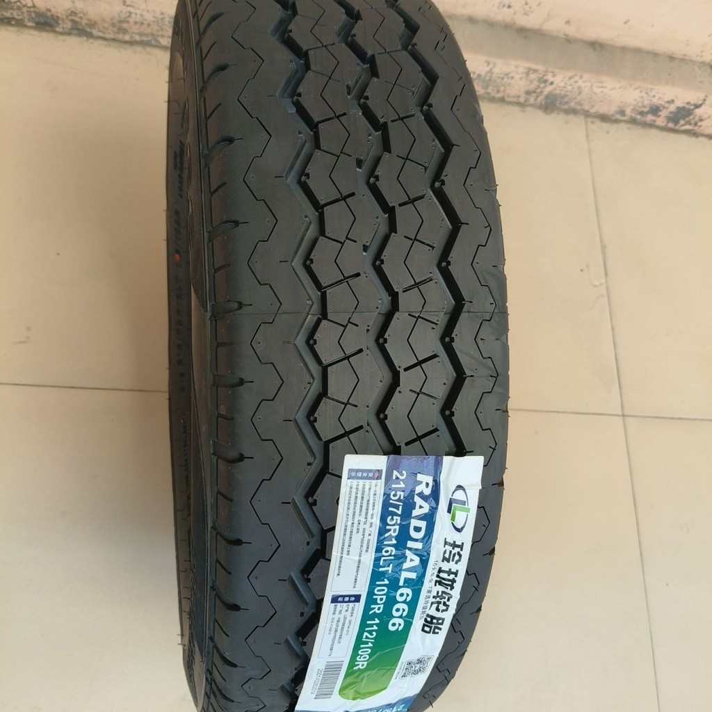 ยางเสริมแรง Linglong ของแท้ใหม่เอี่ยม215/75R16LT10PR ชุดที่เข้ากันได้ ทนทานต่อการสึกหรอ รับน้ำหนักได