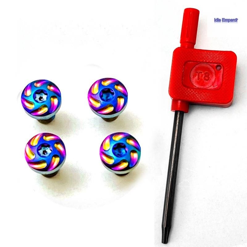 หลากสี CNC สกรูสแตนเลสสลักเกลียว T8 Torx Key สําหรับ 1911 Grips รุ่น