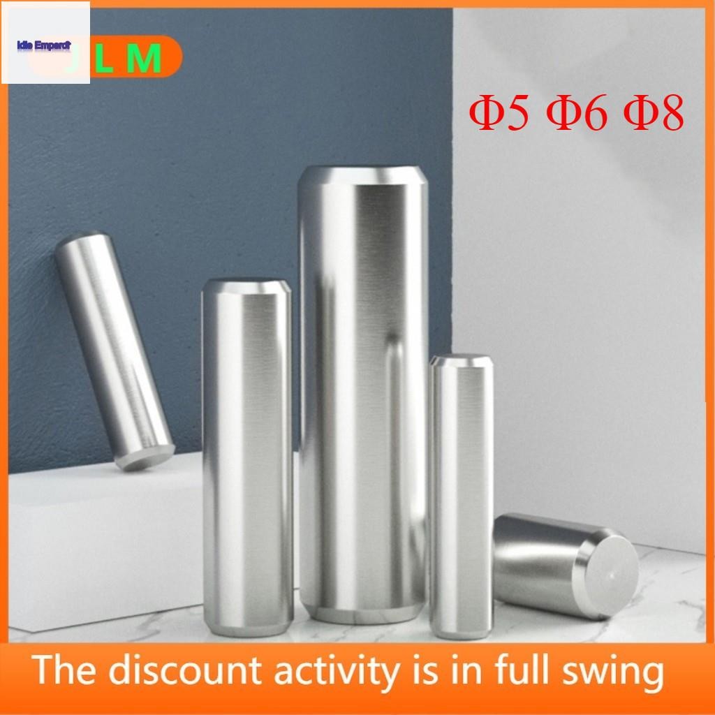 ((O) Fixed Pin Nail A2-70 Stainless Steel 304 Positioning Pin Φ5Φ6Φ8 ขาทรงกระบอก