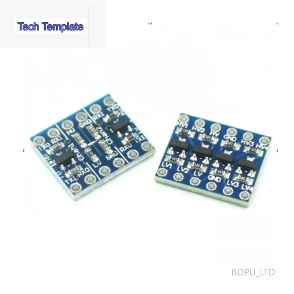 10 ชิ้น Logic Level Shifter Bi-Directional สองโมดูลการเปลี่ยนแปลงระดับตรรกะสองทางสี่ทาง