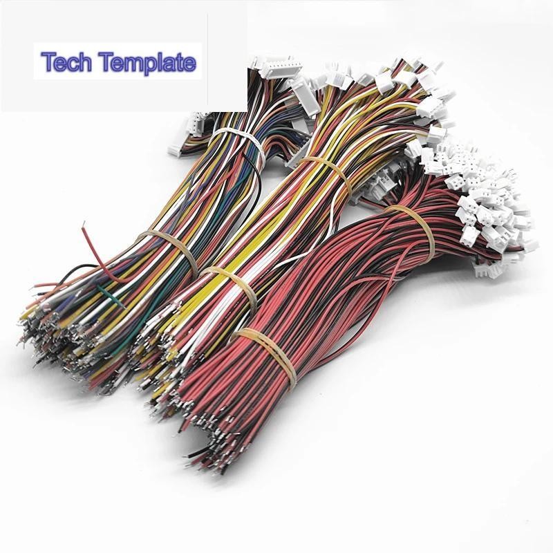 5/10pcs JST XH2.54 2/3/4/5/6/7/8/9/10/12 Pin Connector ปลั๊กสายไฟ 20 ซม.ความยาว 26AWG