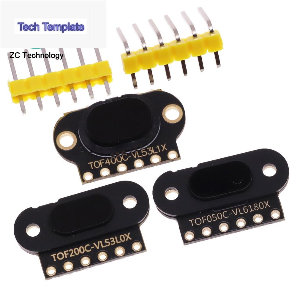 Tof050c 200C 400C เลเซอร์เซ็นเซอร์ตั้งแต่โมดูล TOF ระยะเวลา-ของแสง IIC เอาต์พุตสําหรับ arduino VL618