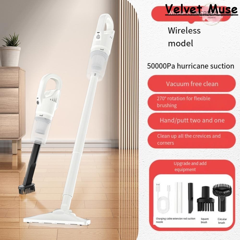 ส่งจากกรุงเทพ🚚 5000pa เครื่องดูดฝุ่นมือถือไร้สาย USB ชาร์จไฟฟ้า Sweeper สําหรับรถบ้าน [SuperDeals888