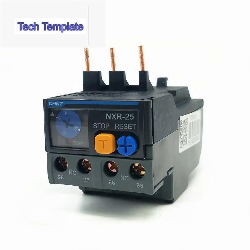 ใหม่ Chint รีเลย์ NXR-25 NXR-38 NXR-100 0.16 ~ 25A Thermal Overload Relay สําหรับ Chint NXC series A